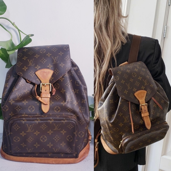 LOUIS VUITTON Montsouris GM Large Unisex Backpack
